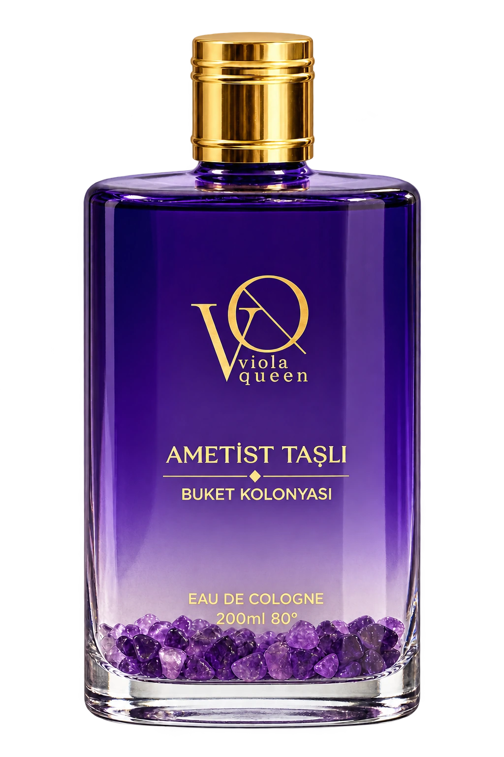 Ametist Taşlı Buket Kolonyası
